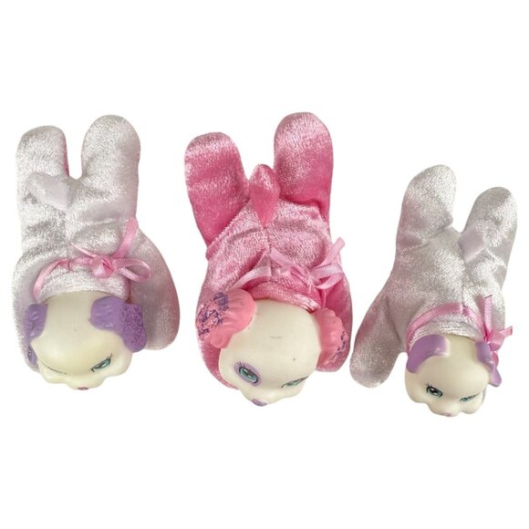 2018 Puppy Surprise Penny Rainbow Plush Glitter Dog With 3 Pink & White Puppies - Picture 8 of 12